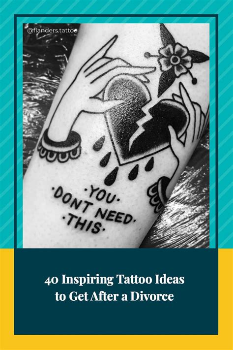 divorce tattoos for guys|40 Inspiring Tattoo Ideas to Get After a Divorce